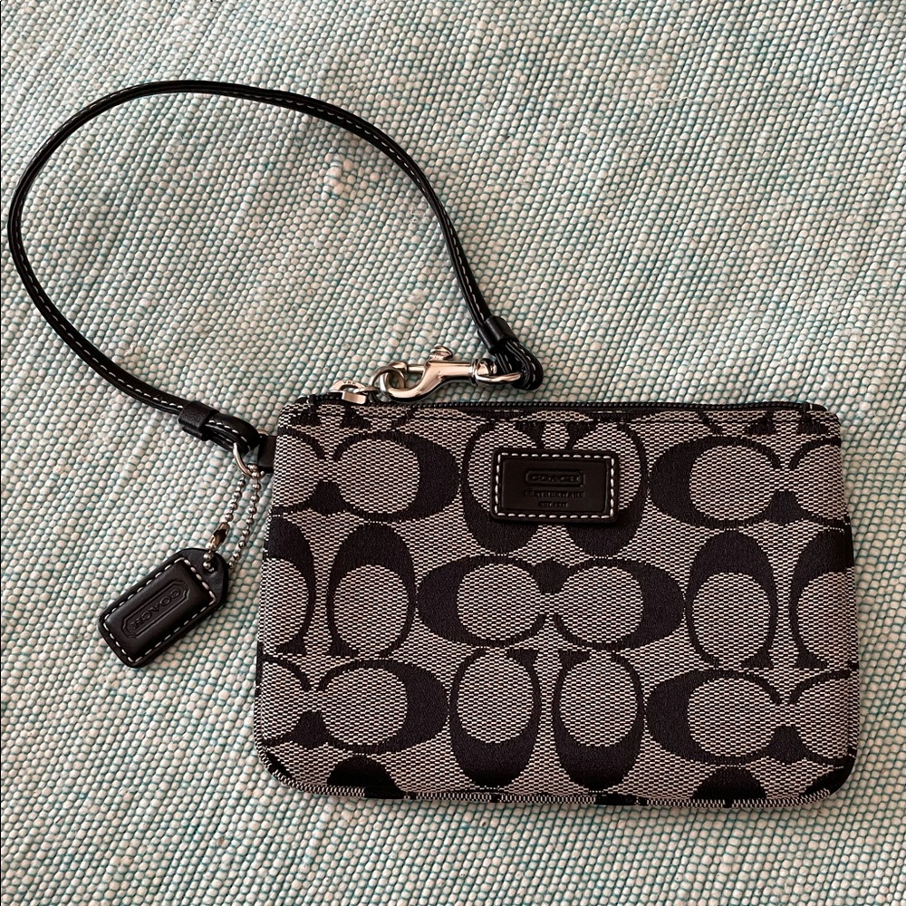 Coach Logo Small Wristlet.